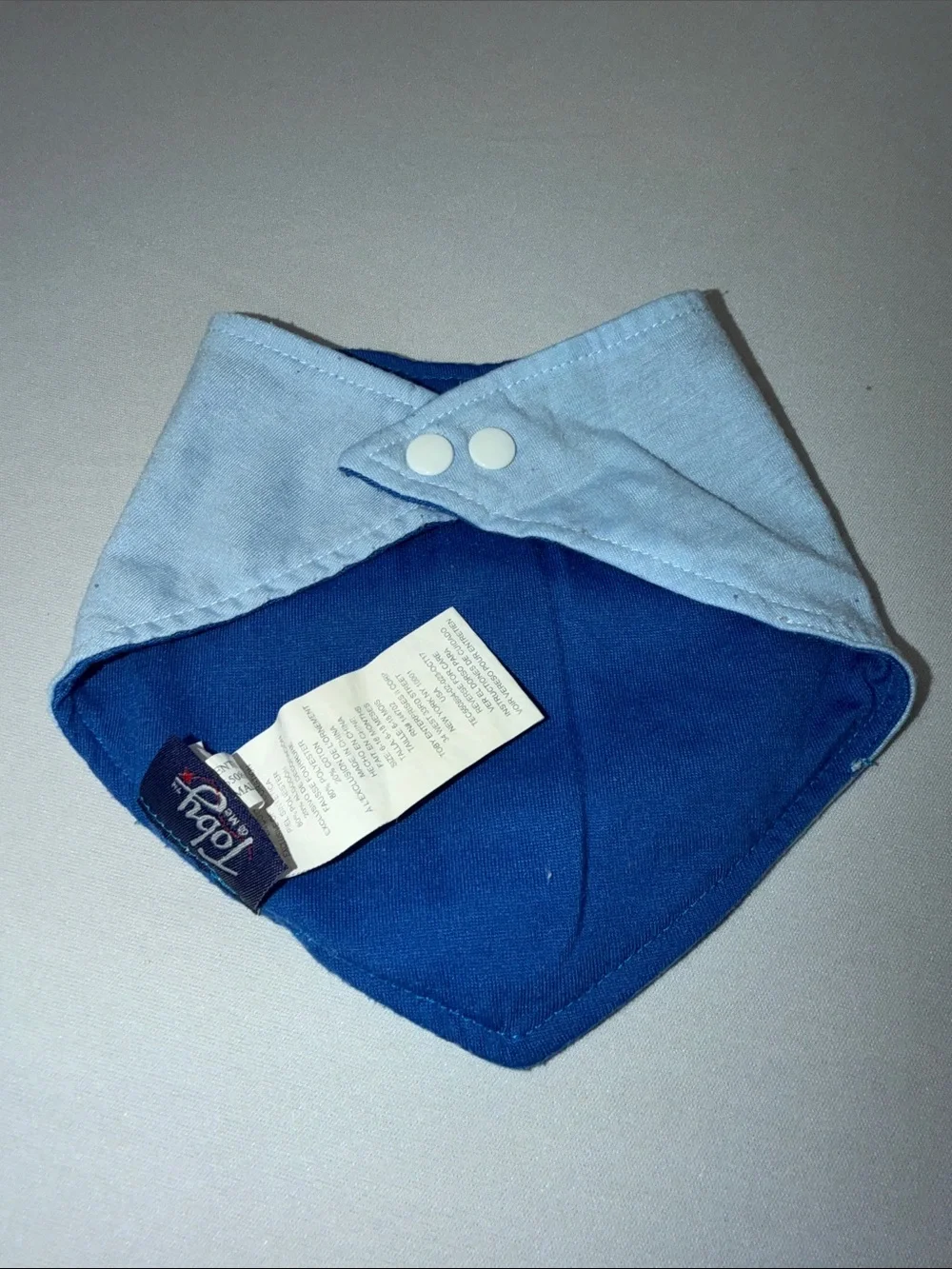 Birthday Boy Blue Bandana Bib with Candle and Stars